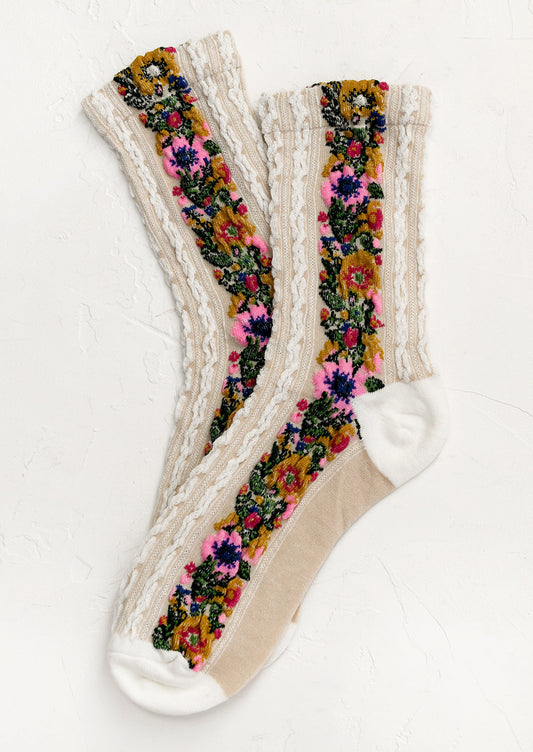 Secret Garden Socks