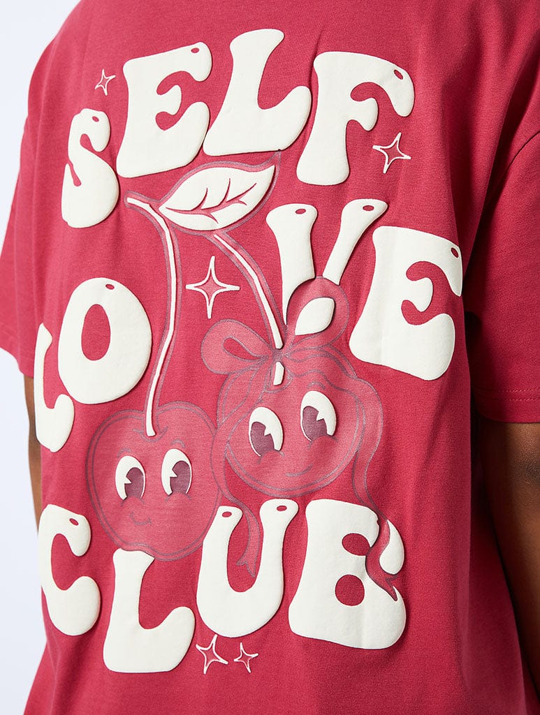 Self Love Club T-Shirt in Pink