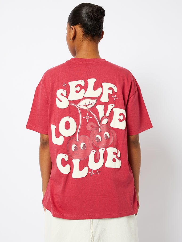 Self Love Club T-Shirt in Pink
