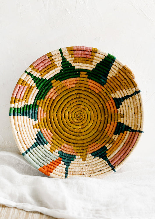 Seratonia Woven Raffia Bowl