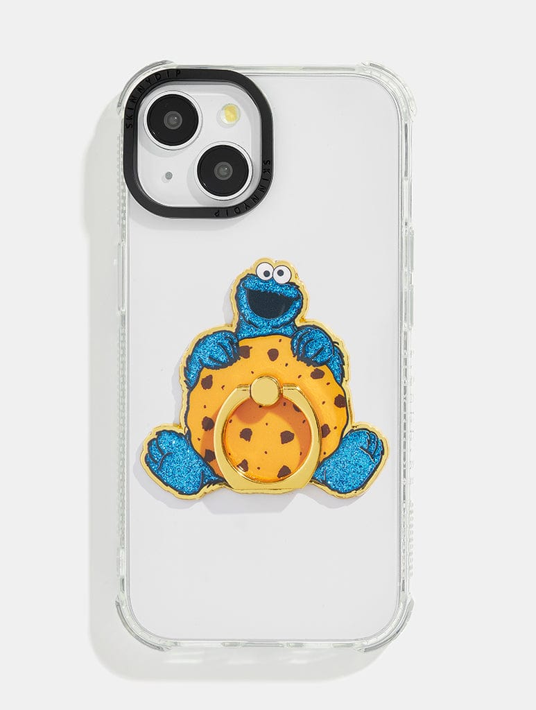 Sesame Street x Skinnydip Cookie Monster Glitter Phone Ring