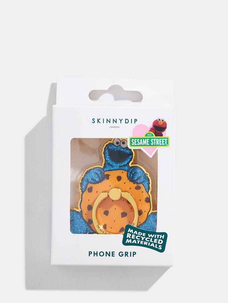 Sesame Street x Skinnydip Cookie Monster Glitter Phone Ring