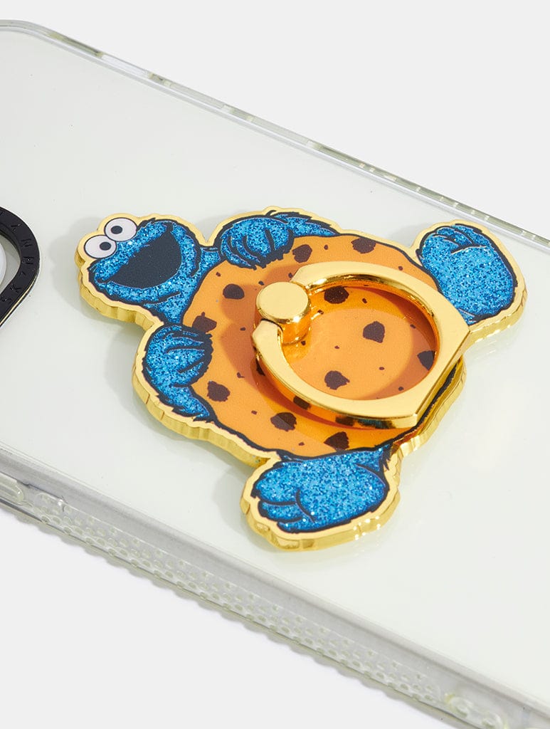 Sesame Street x Skinnydip Cookie Monster Glitter Phone Ring