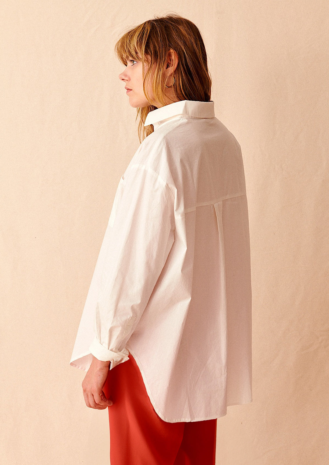 Oversized Cotton Poplin Shirt