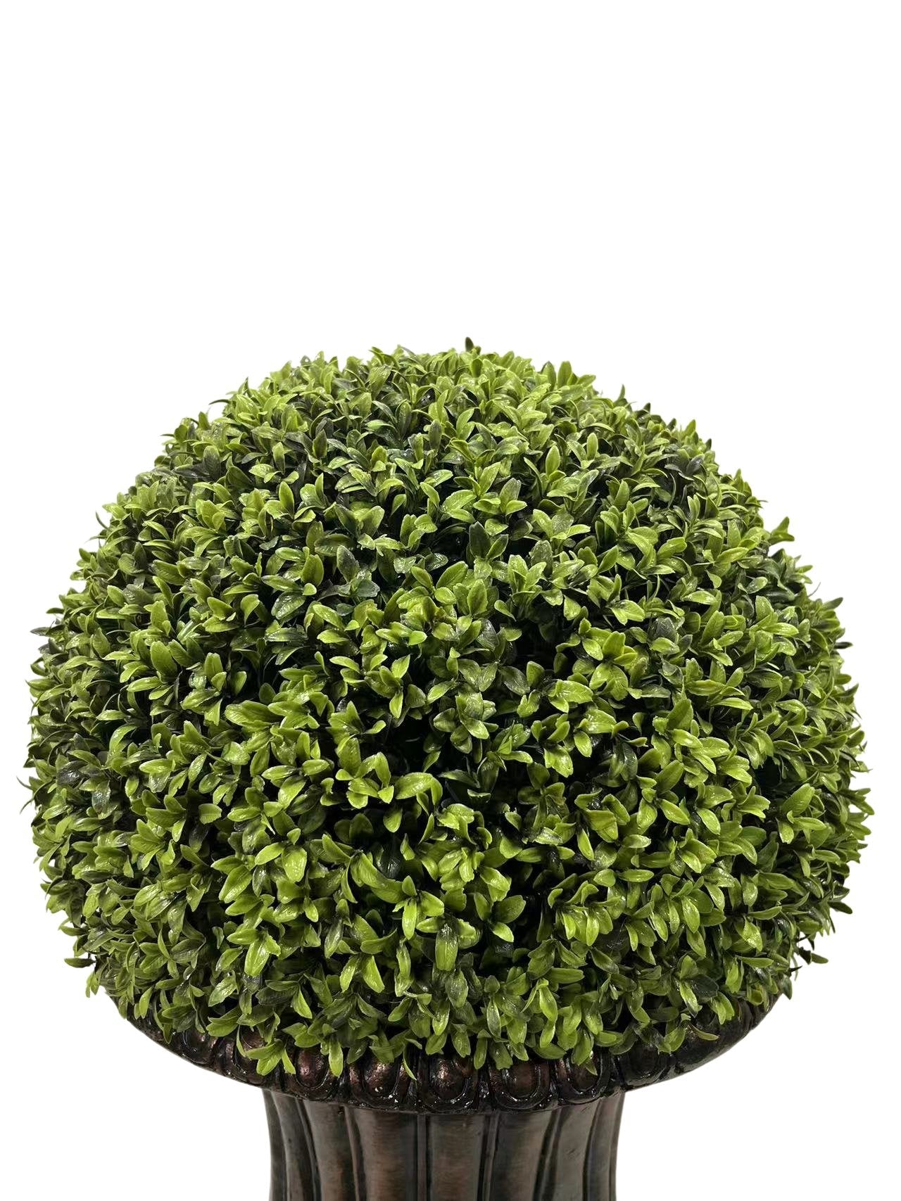 Shadow 32" Ball Topiary Faux Plant with Pedestal Pot