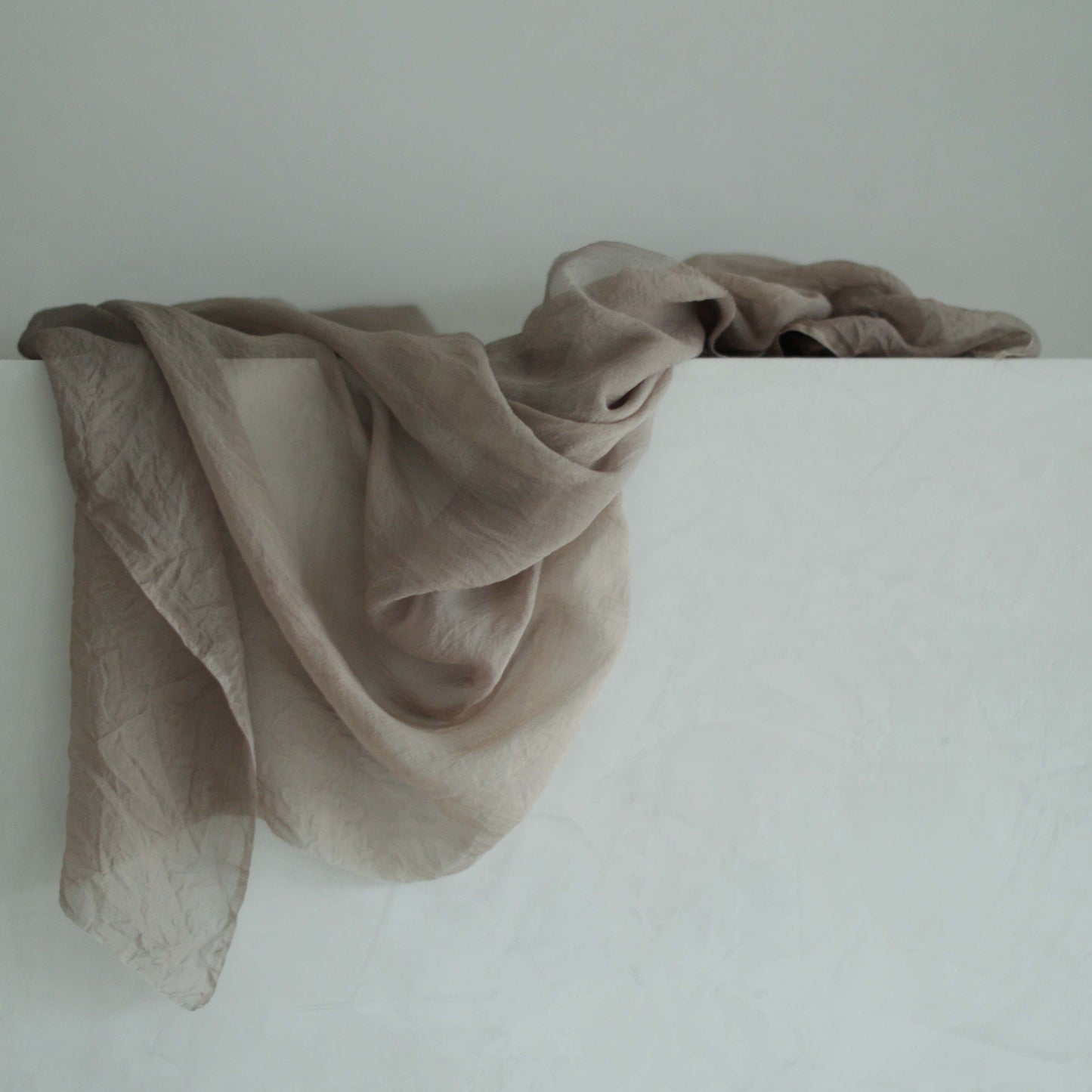 Taupe {Sheer Silk Runner}