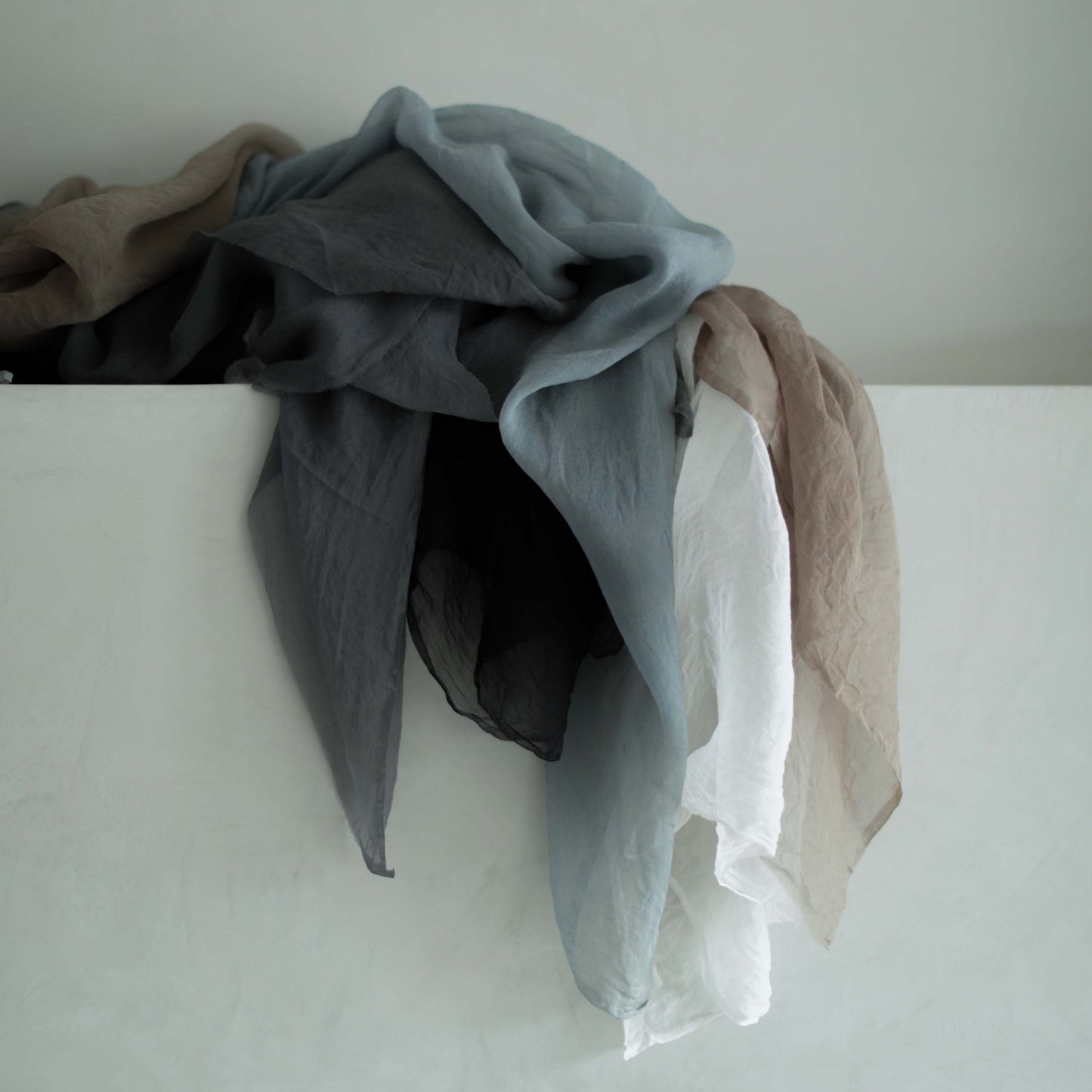 Noir {Sheer Silk Runner}