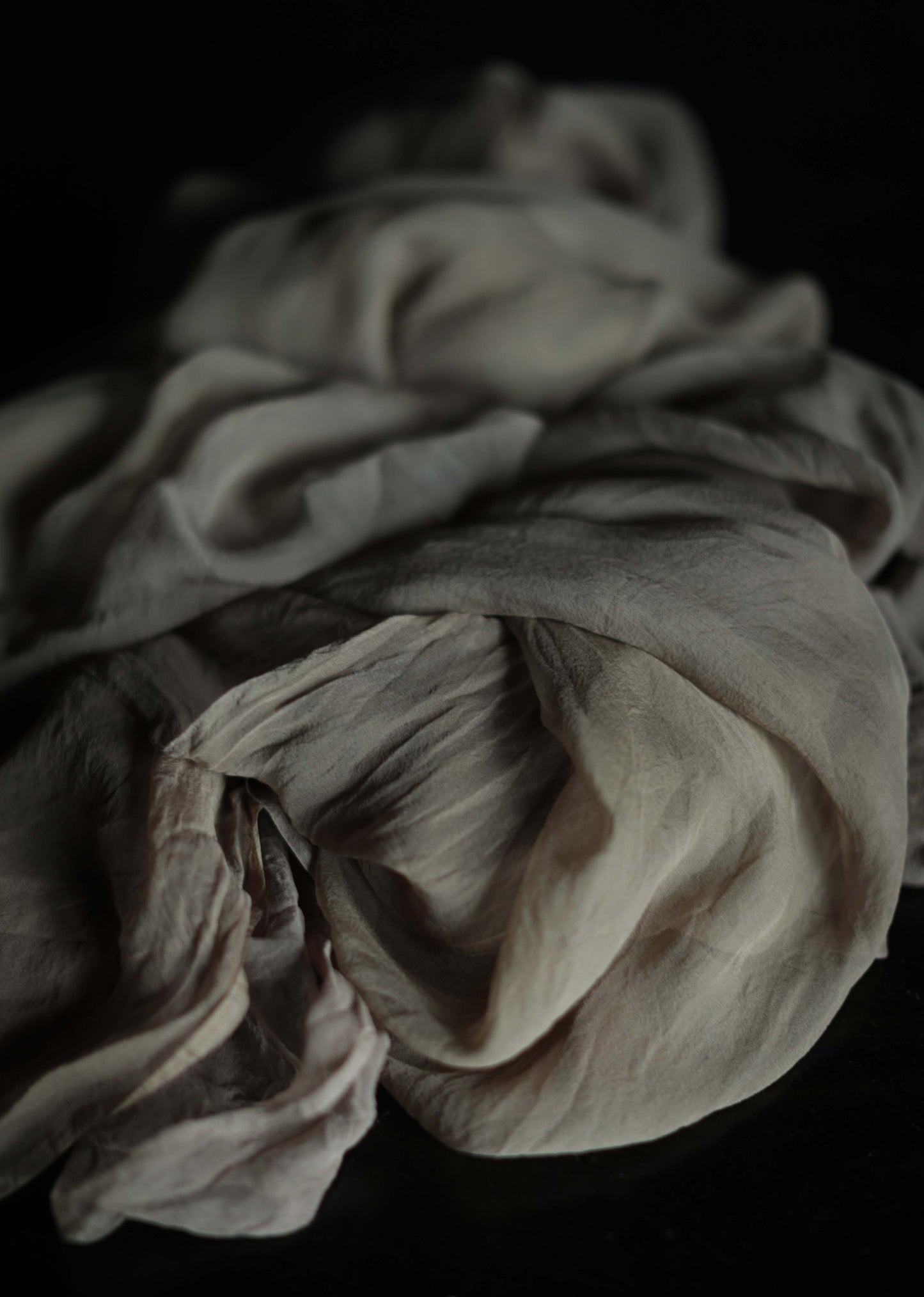Taupe {Sheer Silk Runner}
