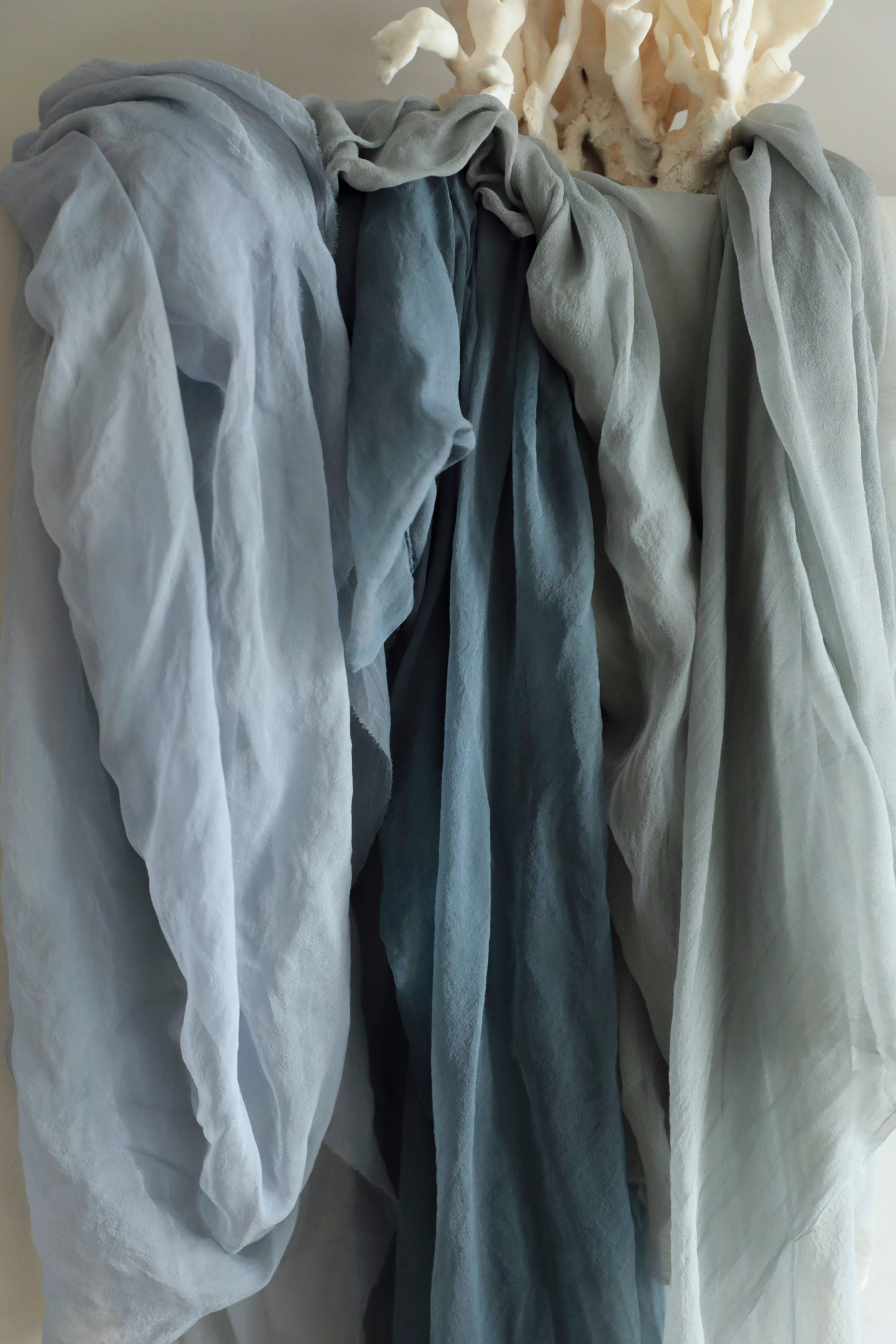 Styling Silks / Plant Dyed Ocean Collection