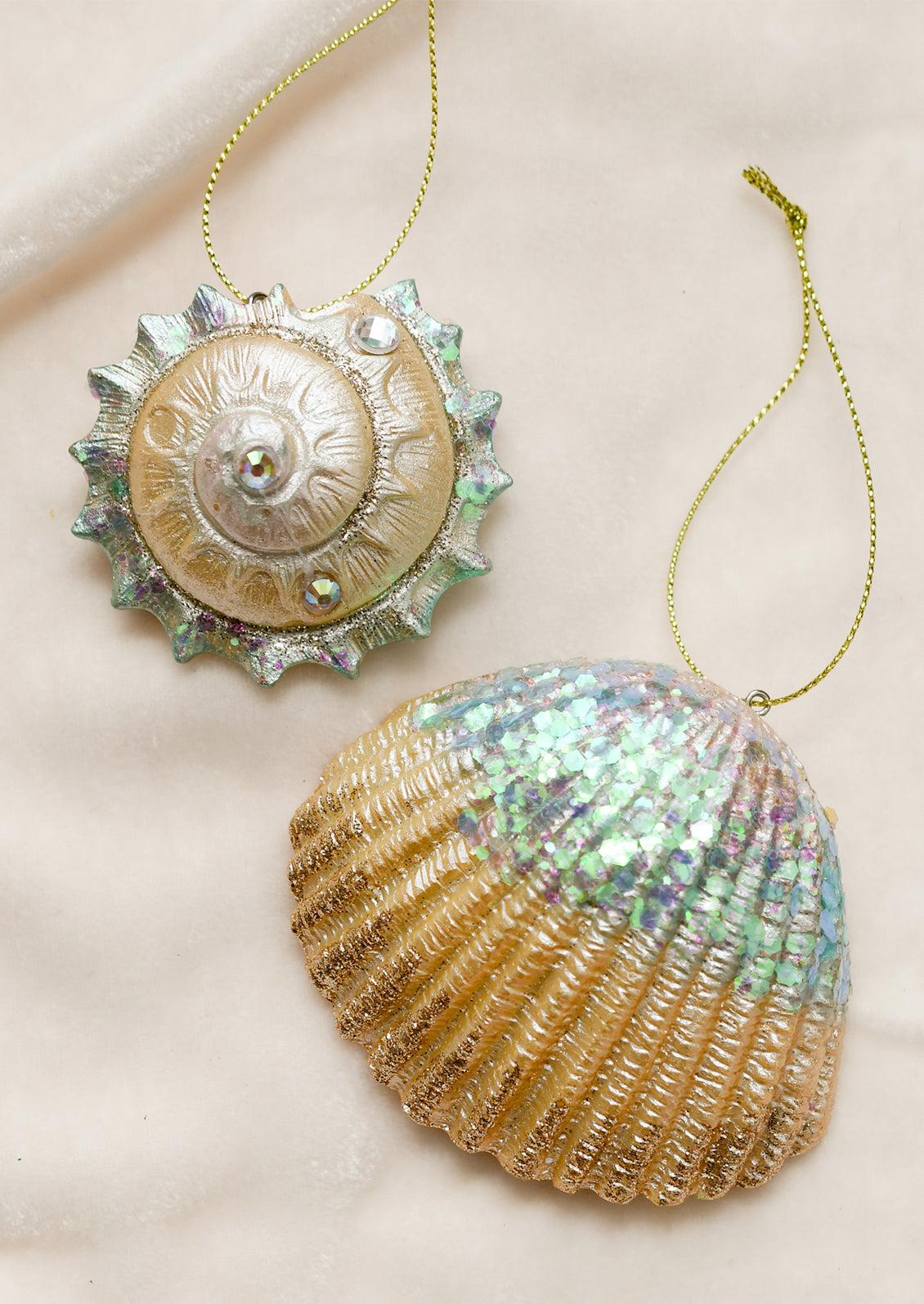 Sparkling Shell Ornament