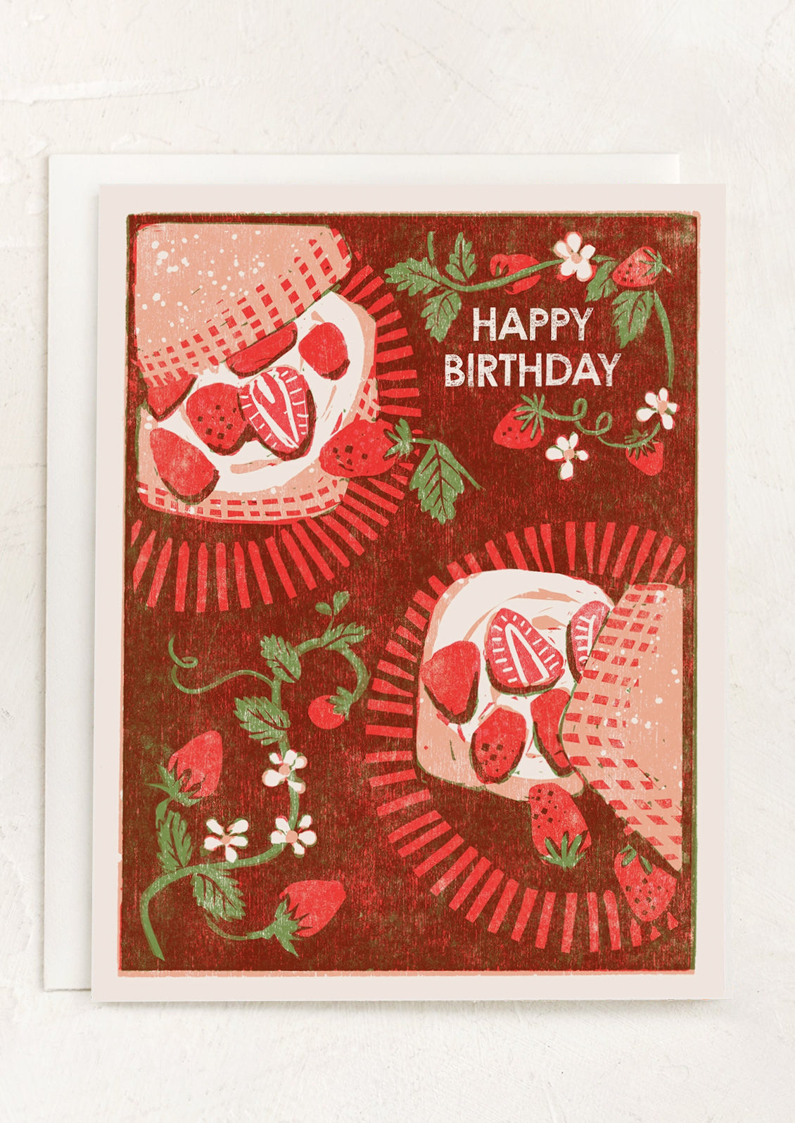 Strawberry Shortcake Birthday Card