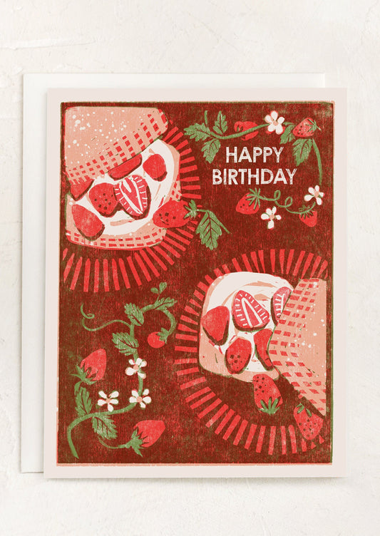 Strawberry Shortcake Birthday Card