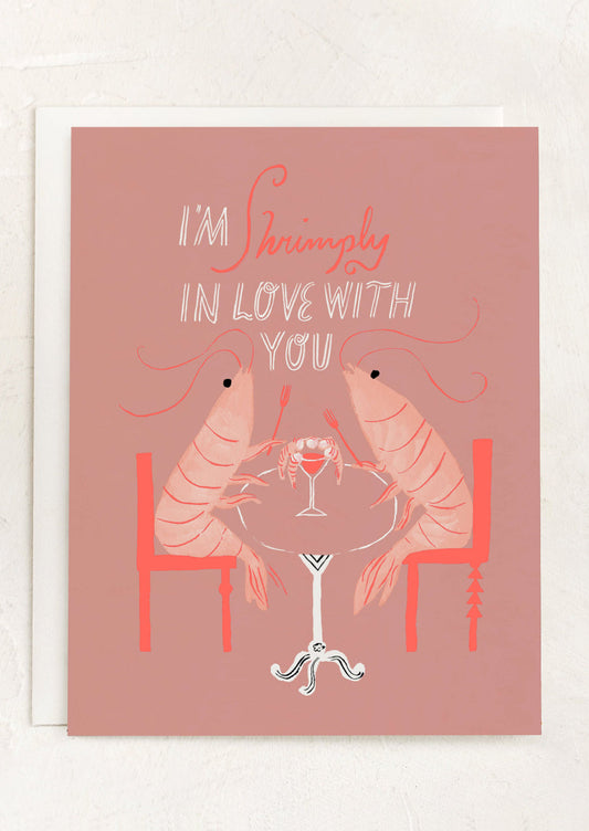 Shrimply In Love With You Card