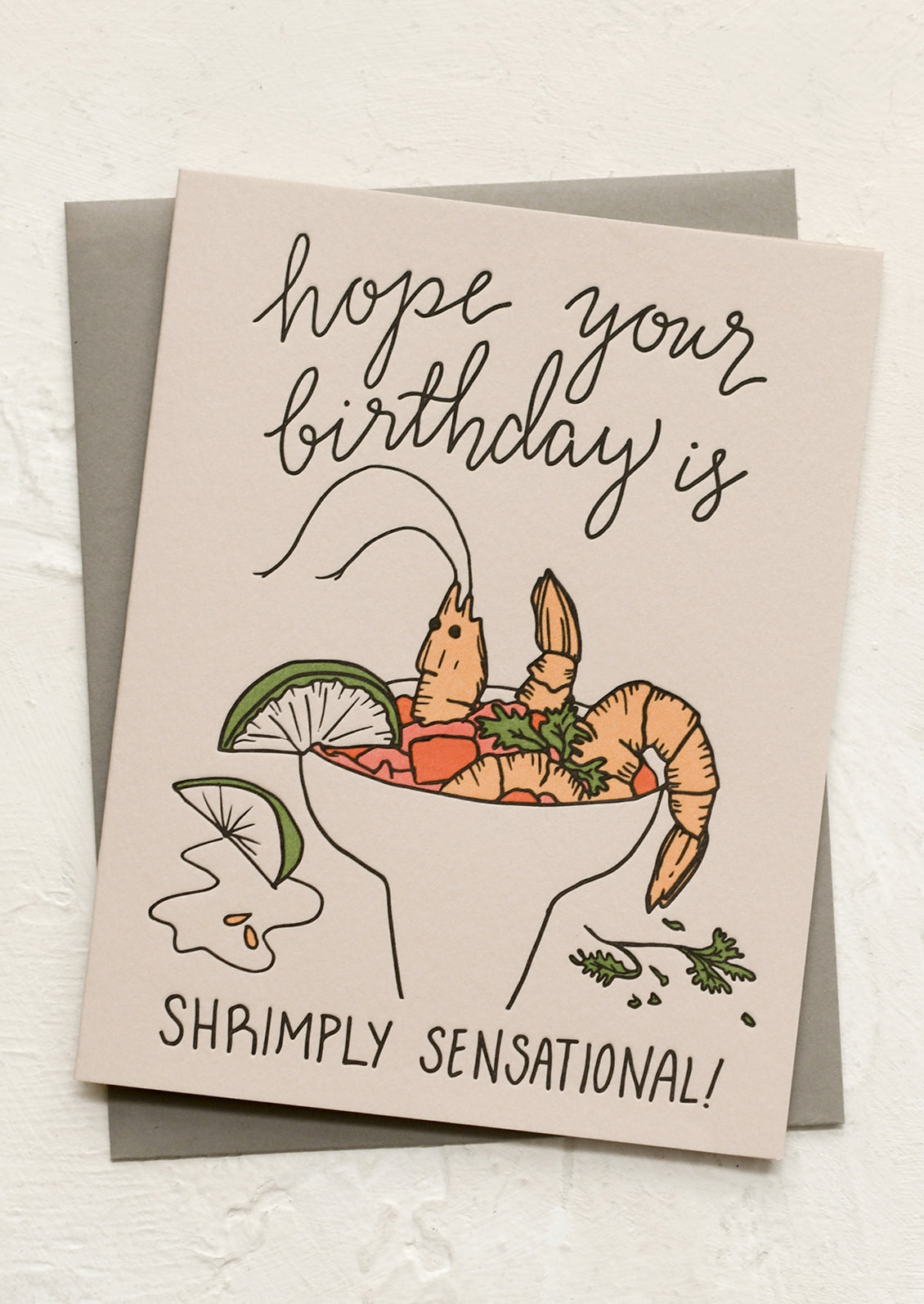 Shrimply Sensational Birthday Card