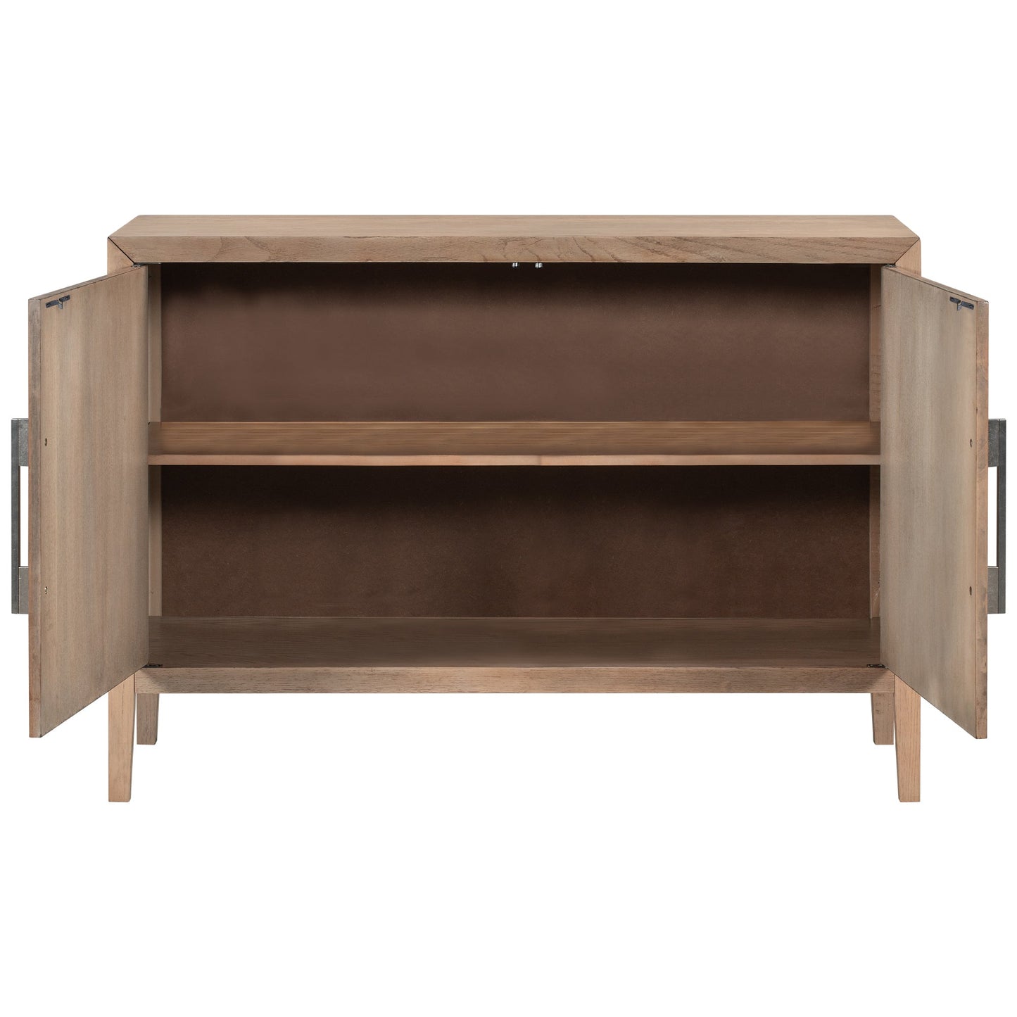 Sideboard with 2 Metal handles and 2 Doors for Hallway