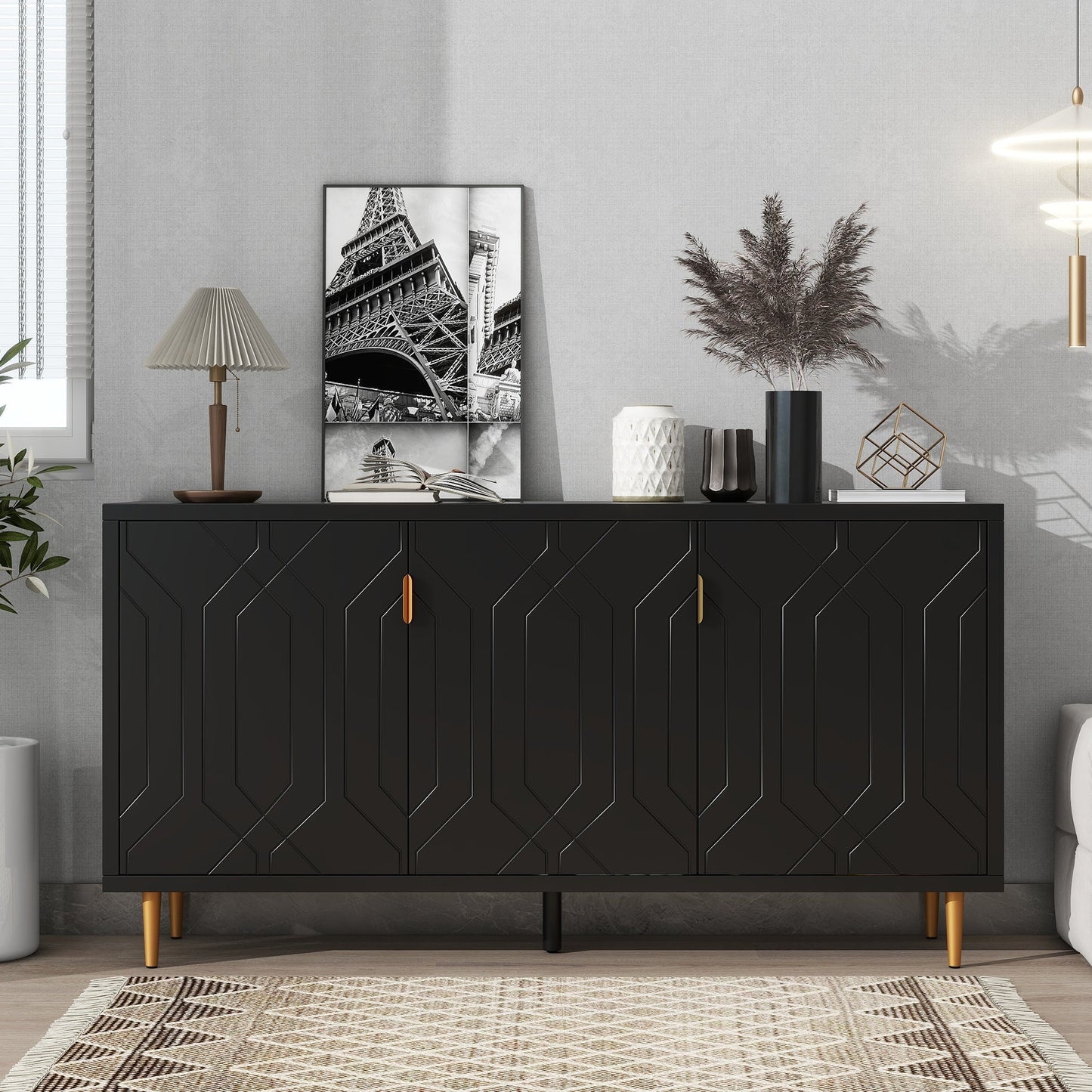Sierra TV Stand, Console Table and Storage Sideboard Cabinet