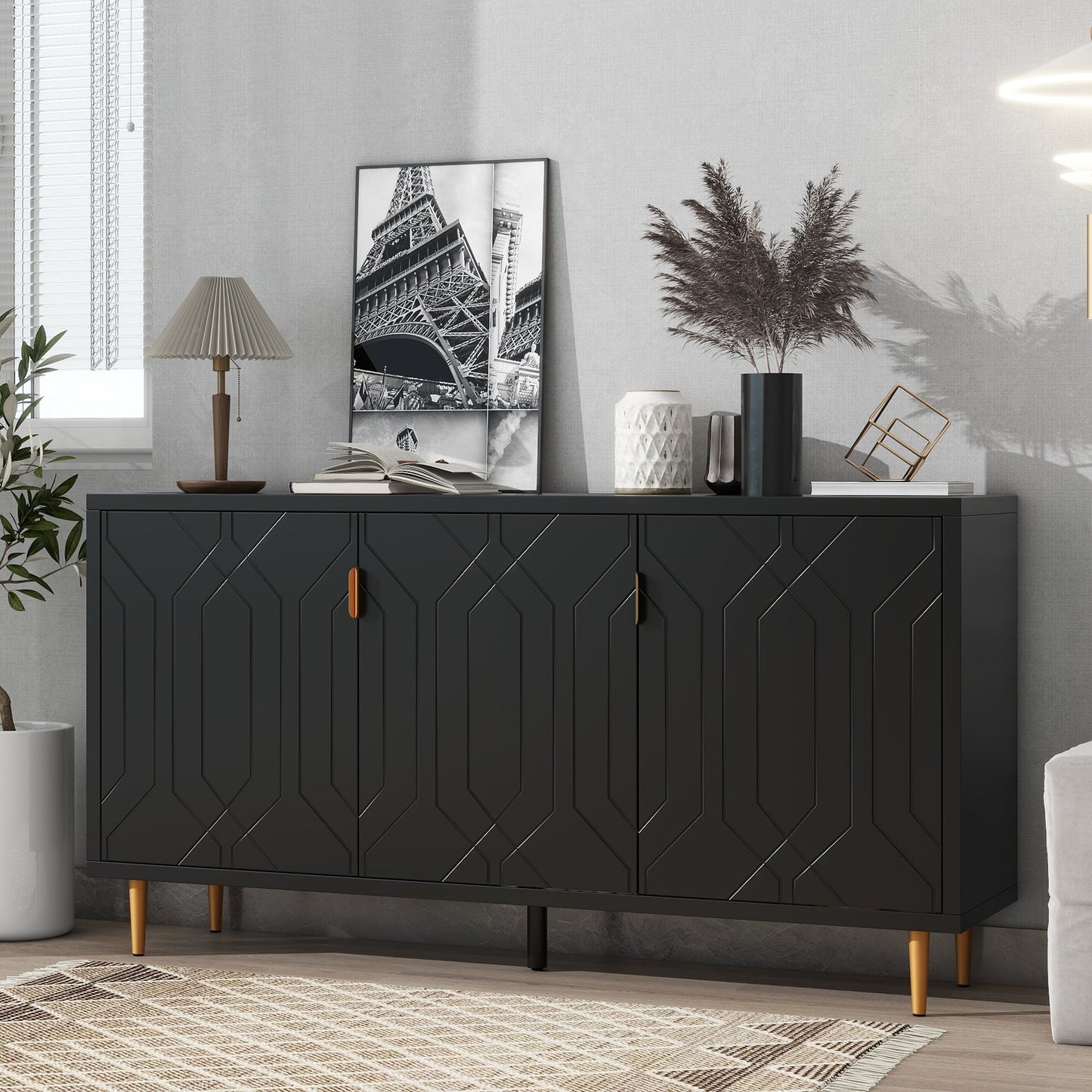 Sierra TV Stand, Console Table and Storage Sideboard Cabinet