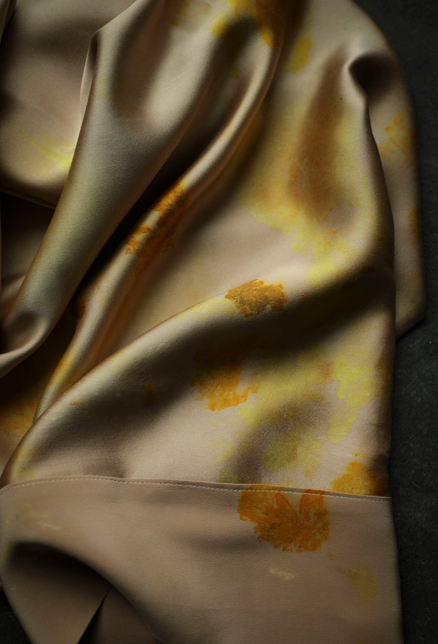 Botanical Print Naturally Dyed Silk Pillowcase / BLUSHING ROSE