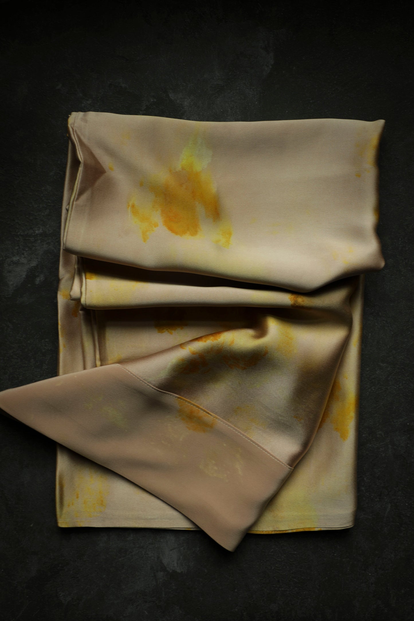 Botanical Print Naturally Dyed Silk Pillowcase / BLUSHING ROSE