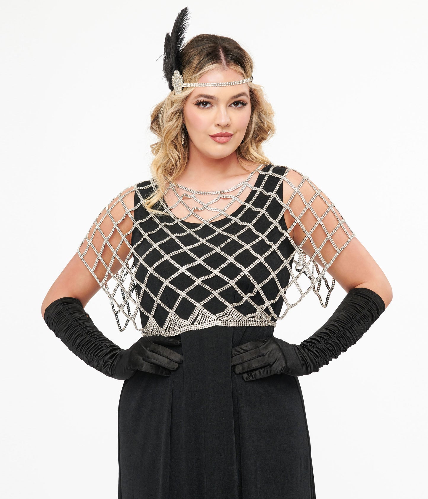 Silver Rhinestone Top