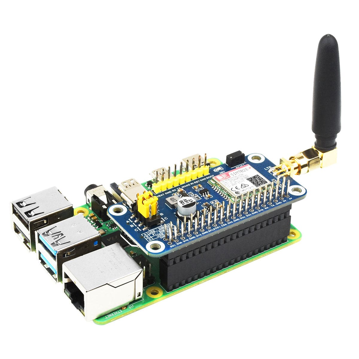 SIM7028 NB-IoT HAT for Raspberry Pi