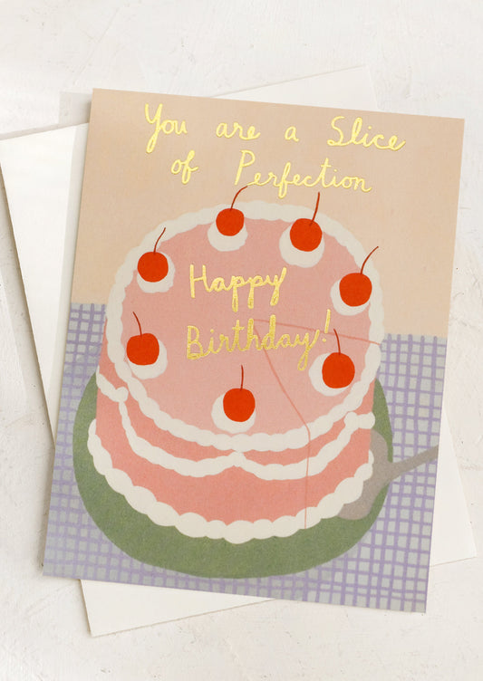 Slice of Perfection Birthday Card