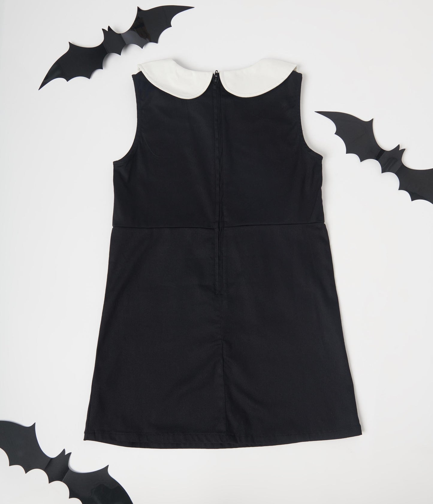 Smak Parlour Kids Black & White Glow in the Dark Skeleton Power Mini Dress