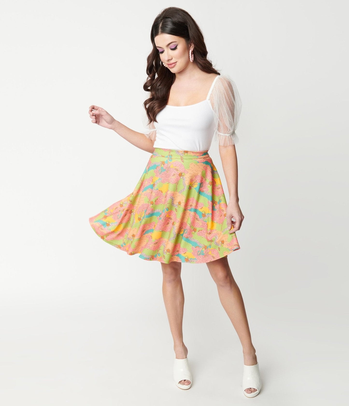 Smak Parlour Walk In The Park Print Sweet Talk Skirt