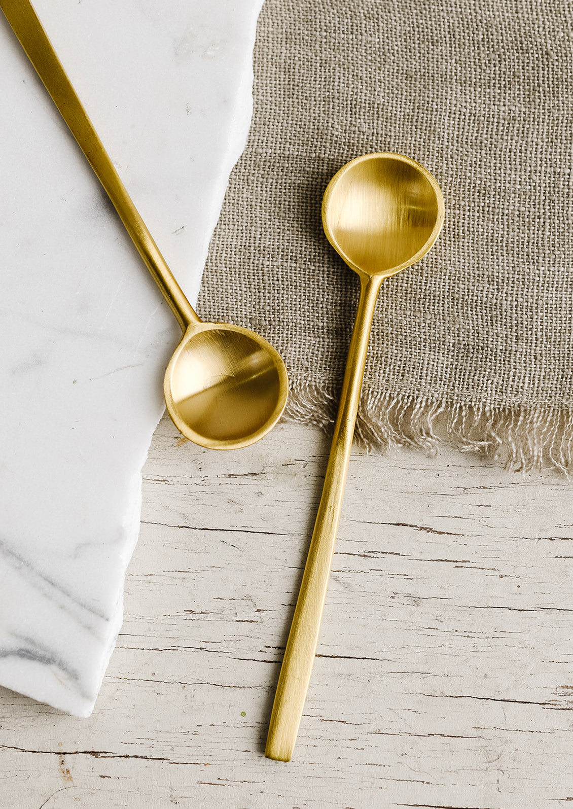 Tiny Brass Spoon