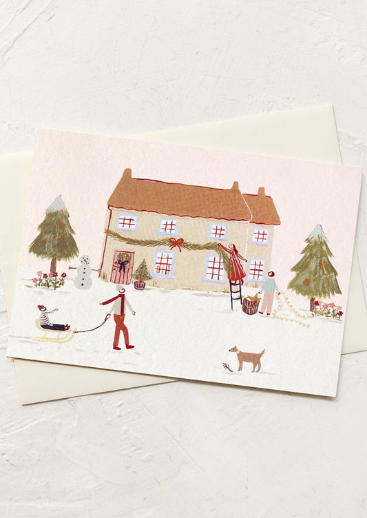 Winter Pleasantries Blank Card