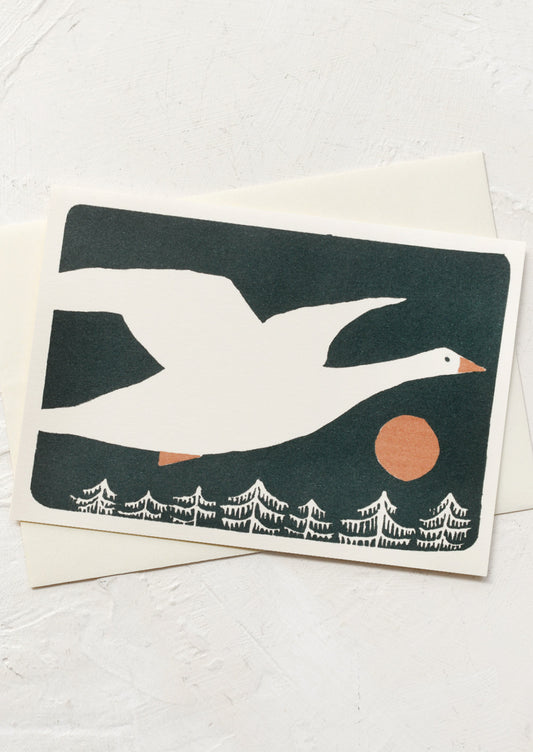 Snow Goose Blank Card