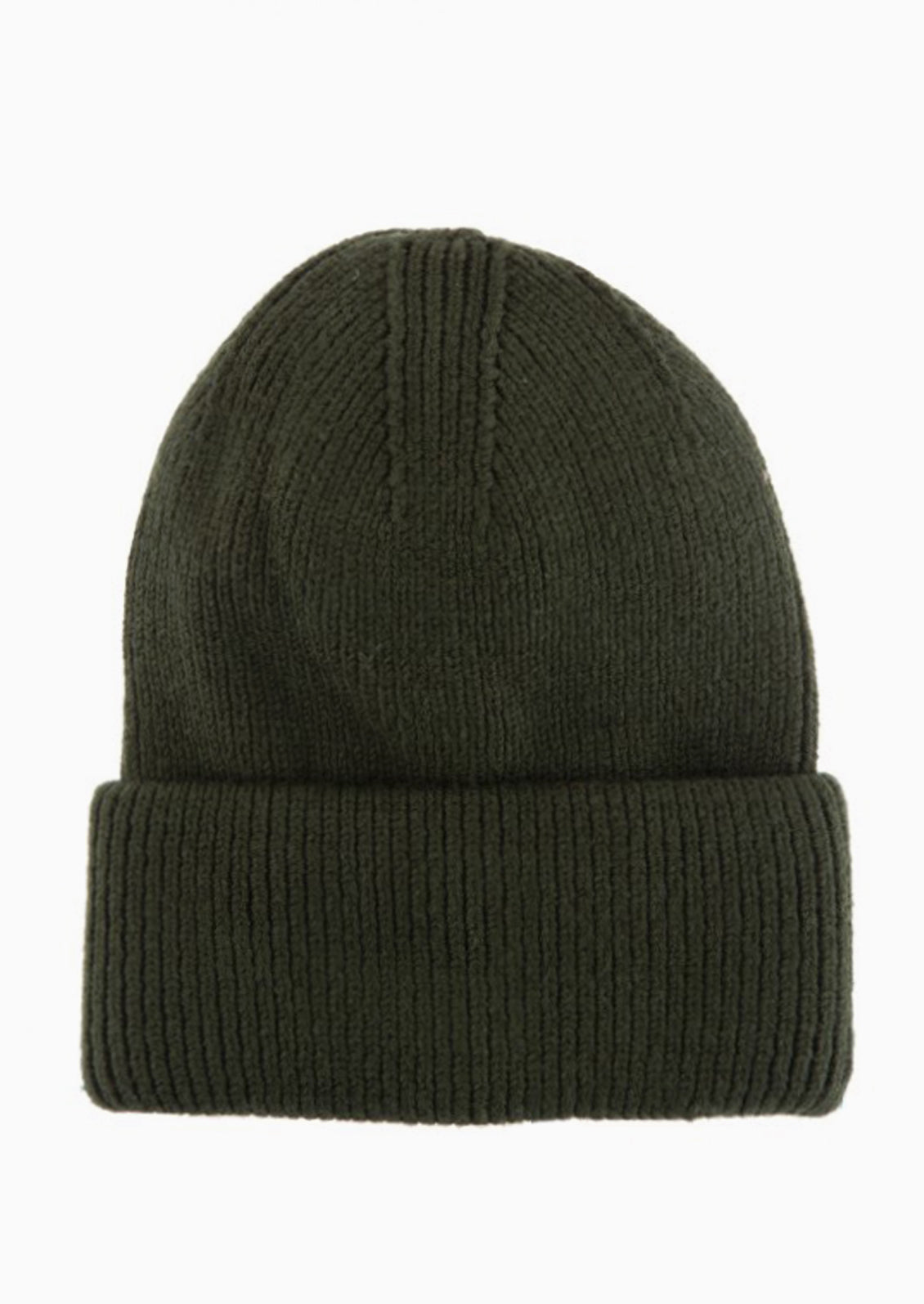 Solid Ribbed Beanie