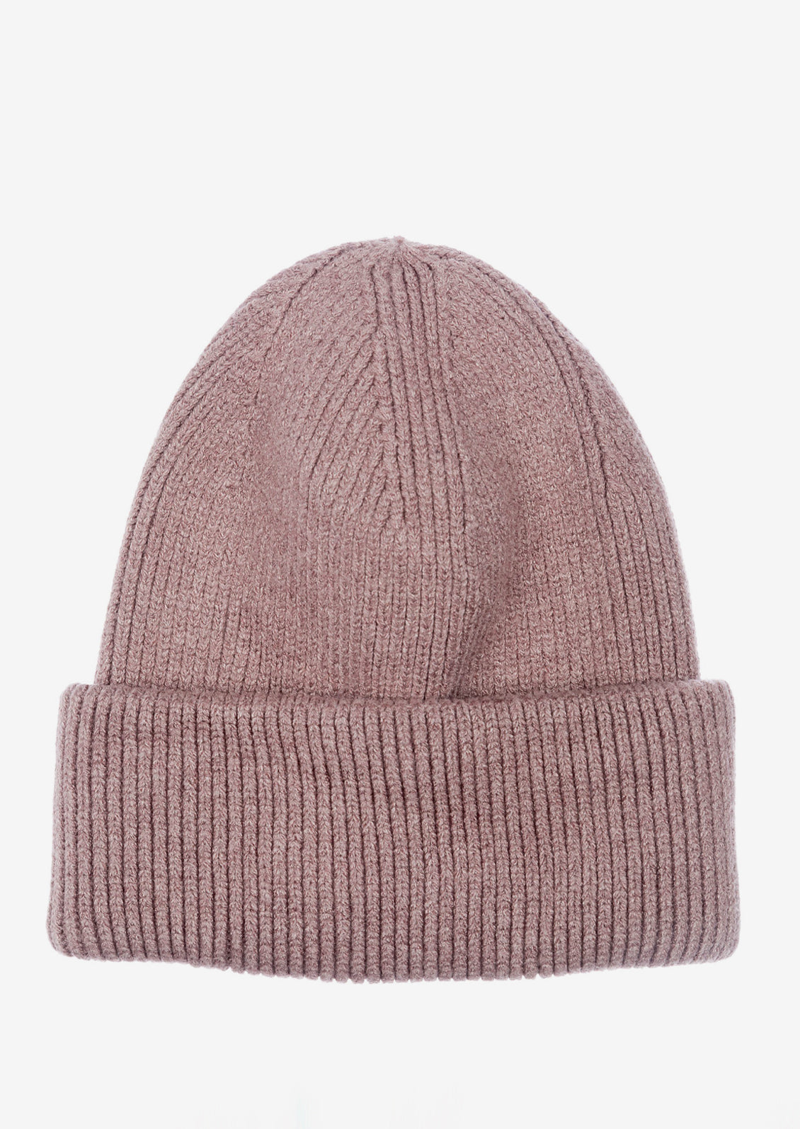 Solid Ribbed Beanie