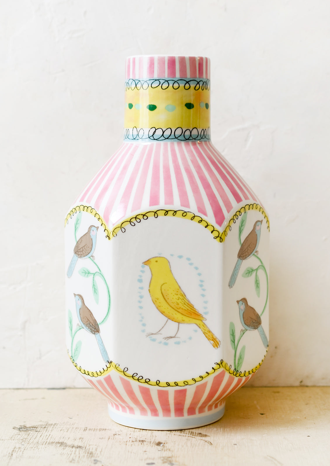 Songbird Ceramic Vase