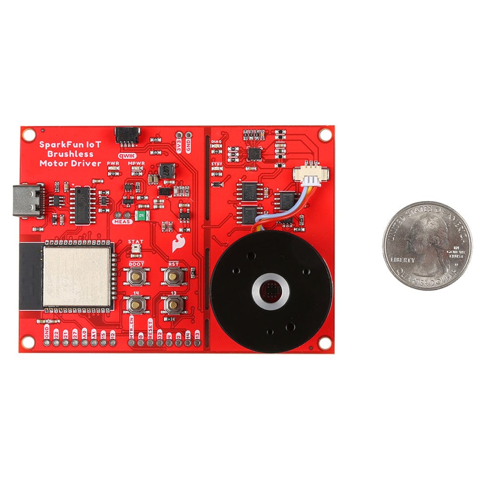 SparkFun IoT Brushless Motor Driver (ESP32 WROOM, TMC6300)