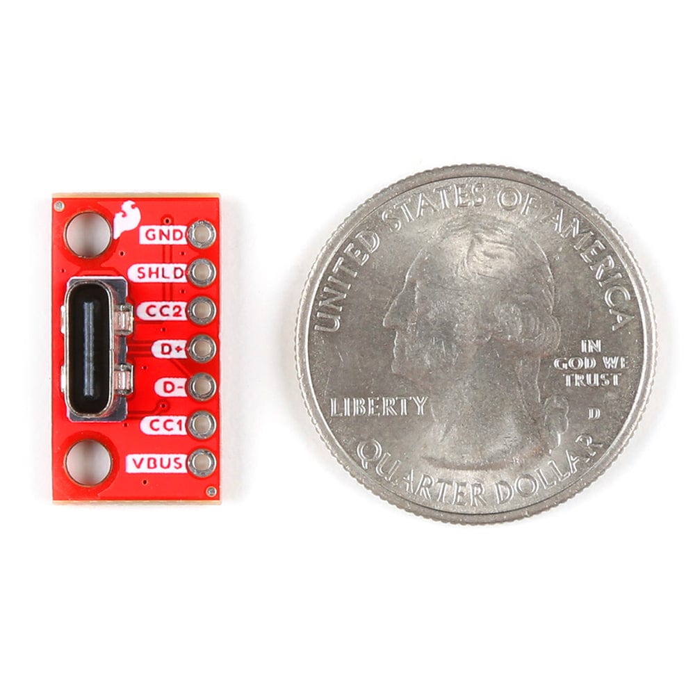 SparkFun USB-C Breakout - Vertical