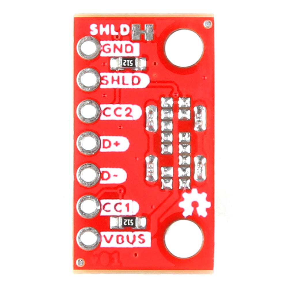 SparkFun USB-C Breakout - Vertical