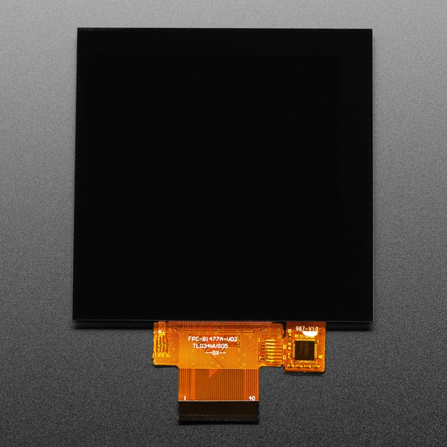 Square RGB 666 TTL TFT Display - 3.4" 480x480 with Touchscreen - TL034WVS05CT-B1477A