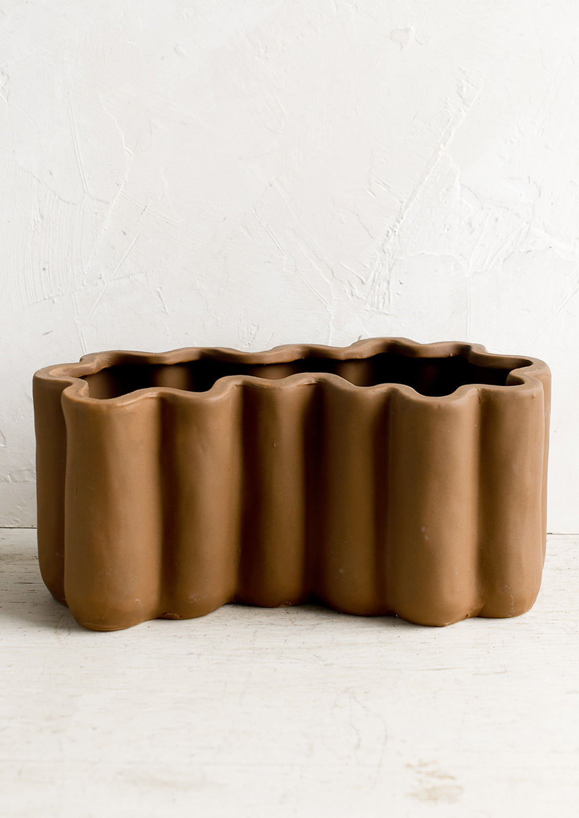 Squiggle Shape Ceramic Planter