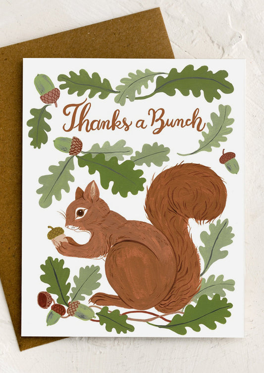 Squirrel Thank You Card