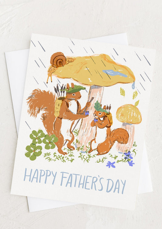 Squirrels Father's Day Card