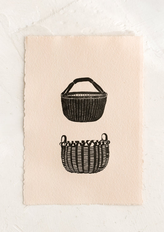 Stacked Baskets Print