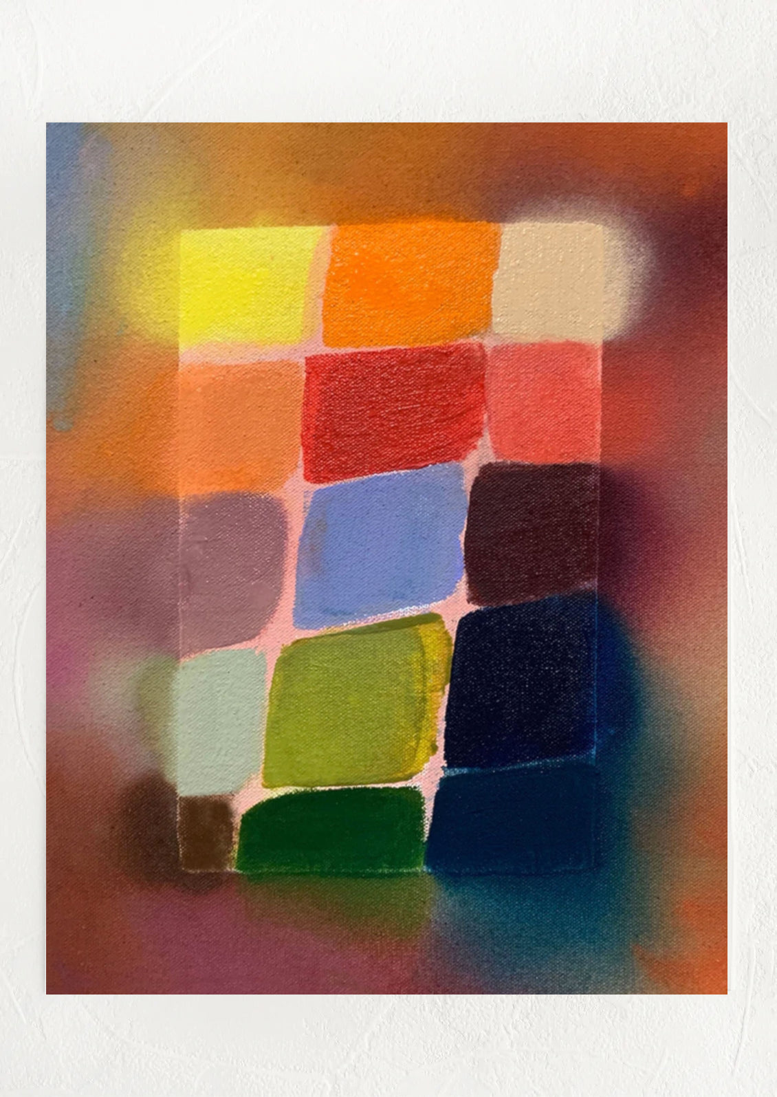 Stained Glass Study Print