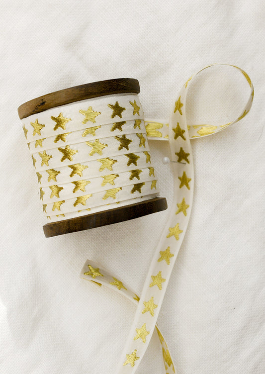 Embroidered Star Ribbon