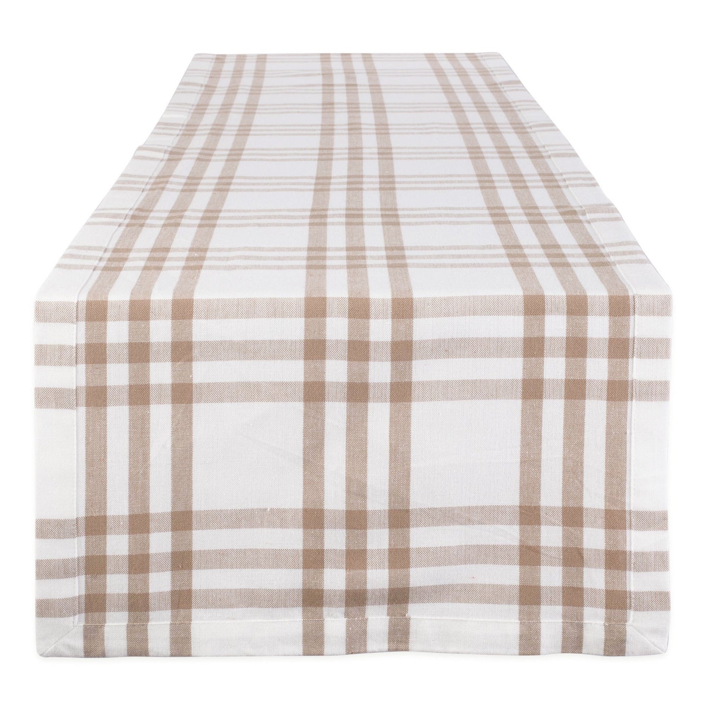 Stone Farm To Table Check 14"X72" Table Runner