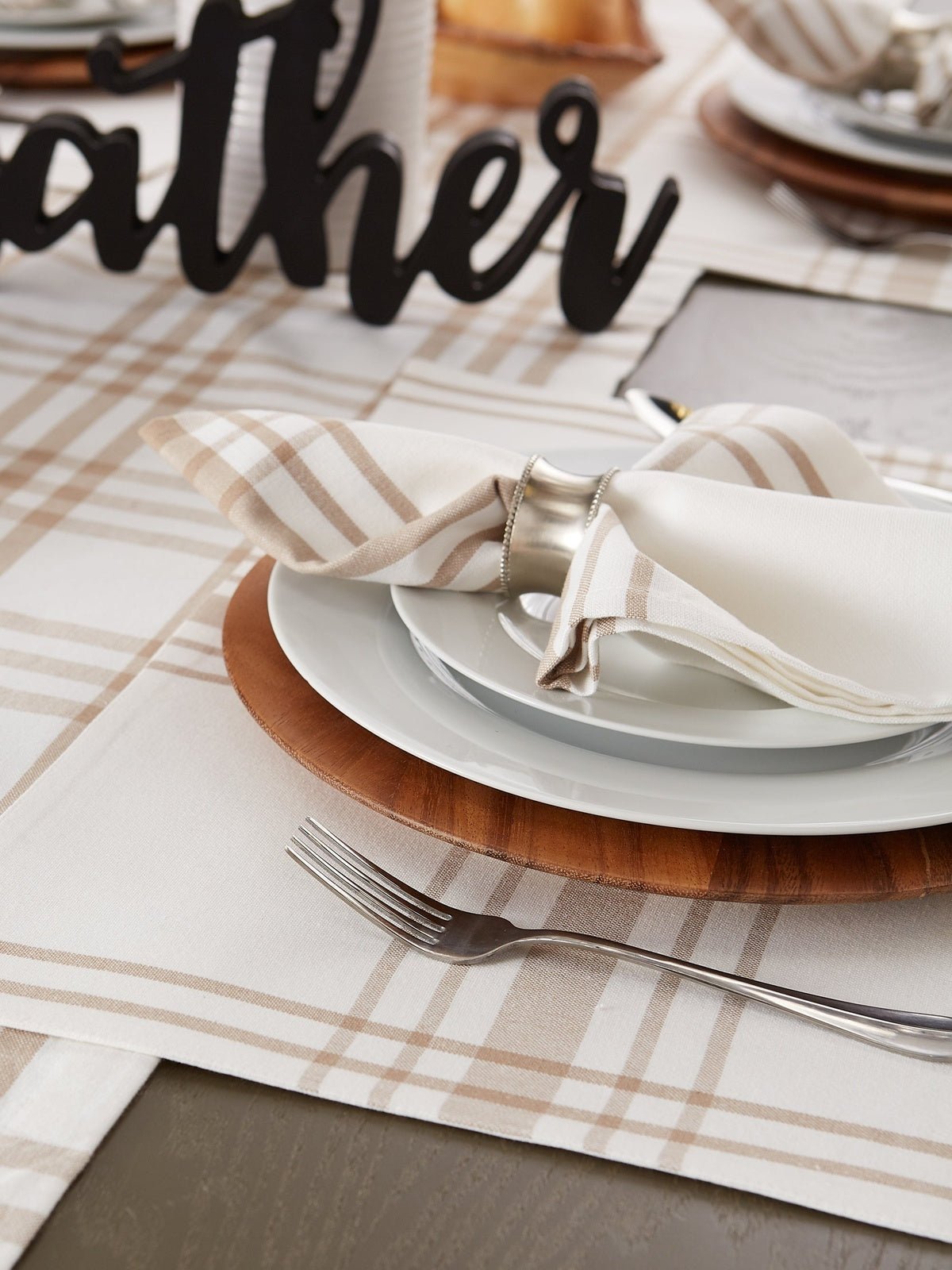 Stone Home Sweet Farmhouse Napkins, Set Of 6