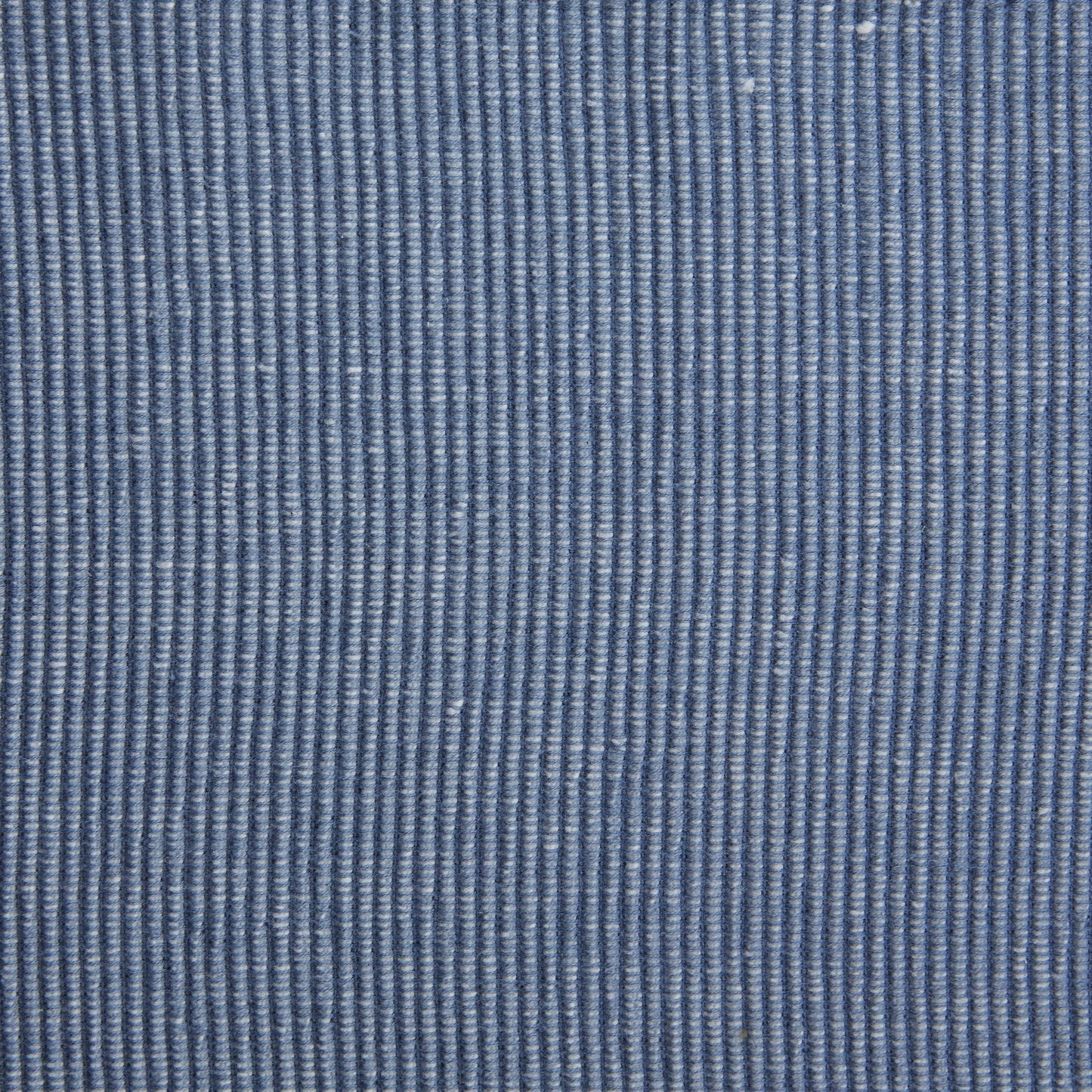 Stonewash Blue/White 2-Tone Ribbed Placemats, Set Of 6