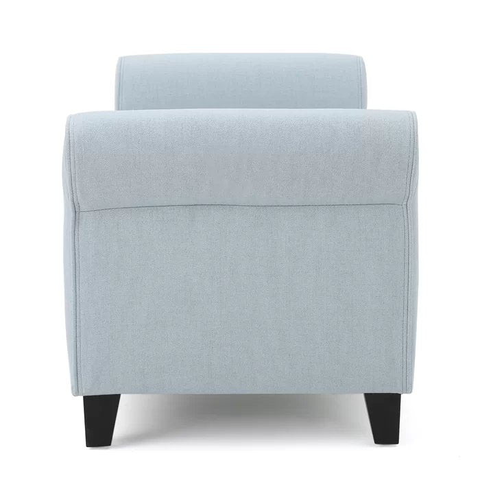Storage Ottoman with Rolled Arms