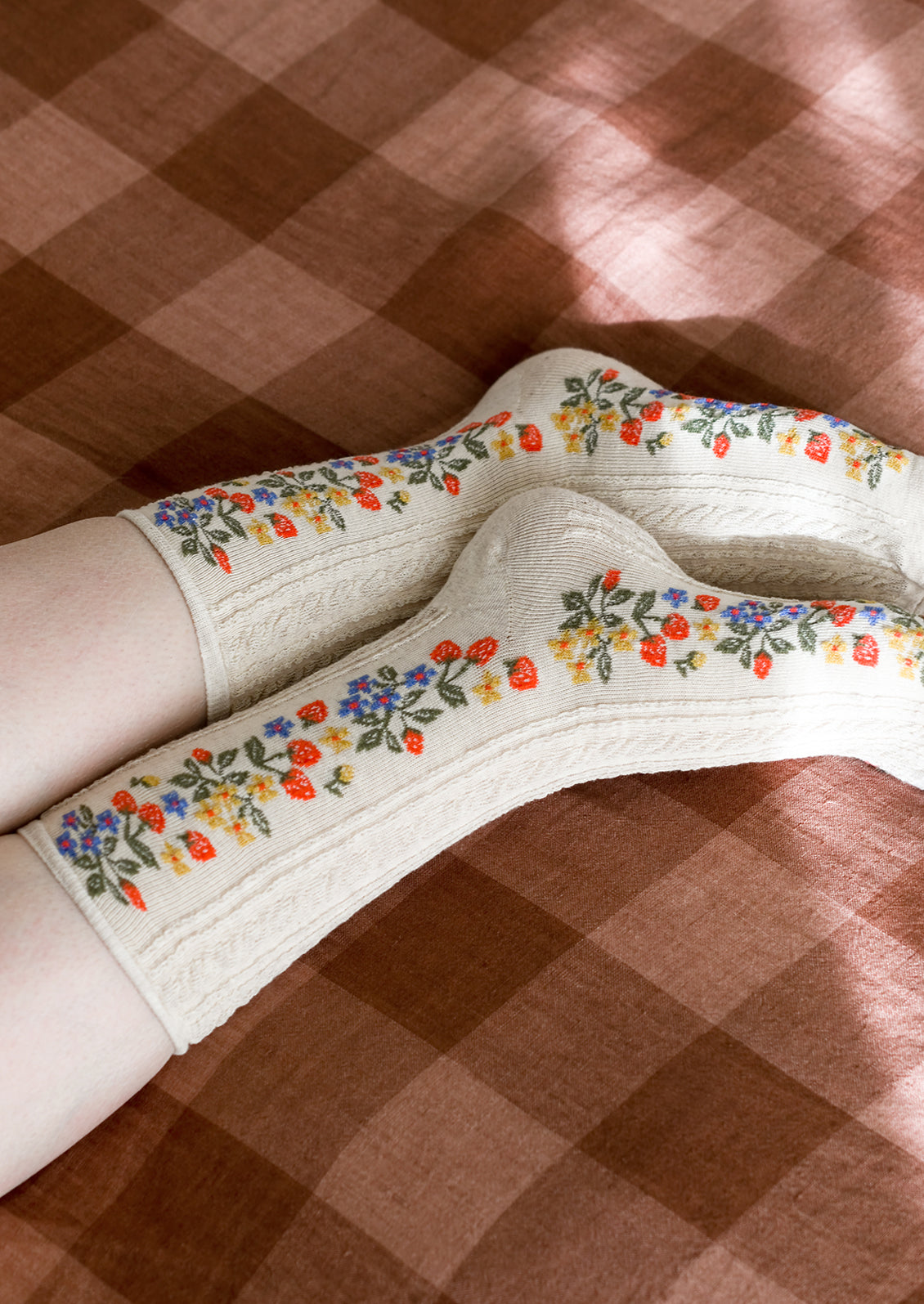 Strawberry Vine Socks