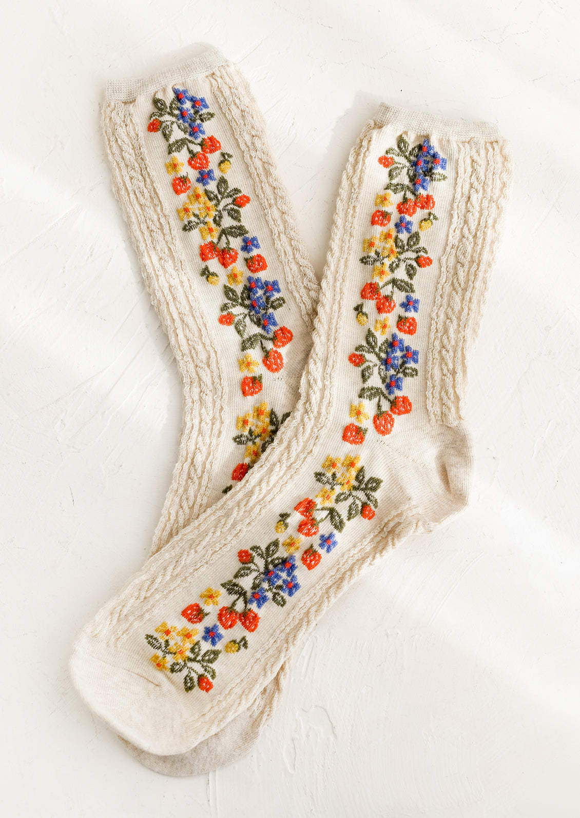 Strawberry Vine Socks